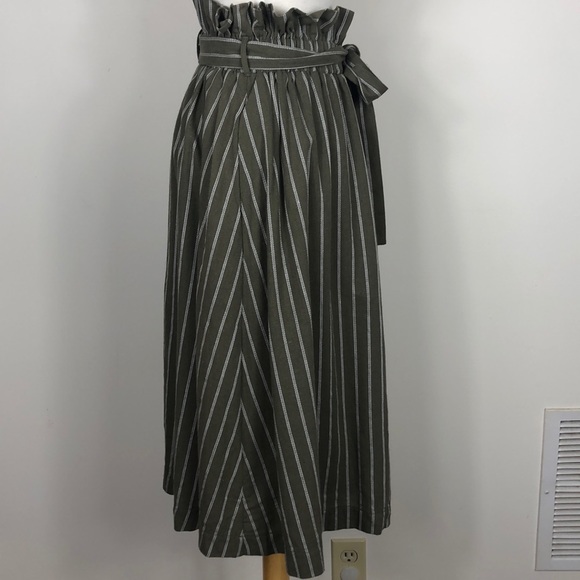 NWT English Factory Striped Midi Skirt - Picture 4 of 8